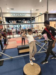Kids parkour