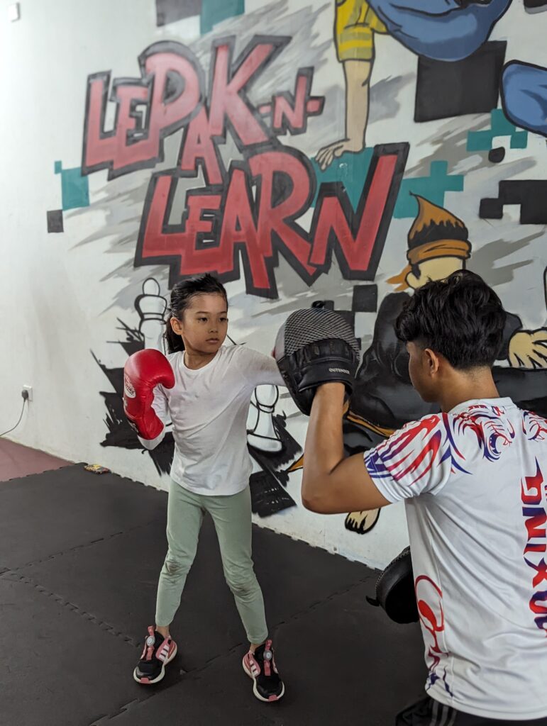 Girl Boxing