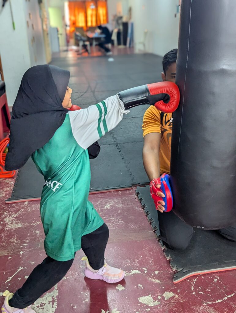 Girl Boxing